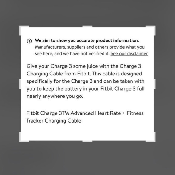 🆕 Fitbit Charging 3 Cable - Picture 5 of 5